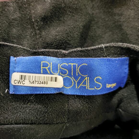 Rustic Royals Womens Large Black Waterfall Blazer Jacket - Picture 9 of 10